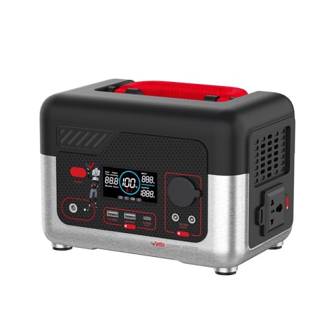 Wonder Wx600 Power Station - Przenośna stacja zasilania 300W 72800 mAh (Czarny)