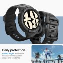 Spigen Rugged Armor Pro - Pasek + etui do Samsung Galaxy Watch 6 44 mm (Czarny)