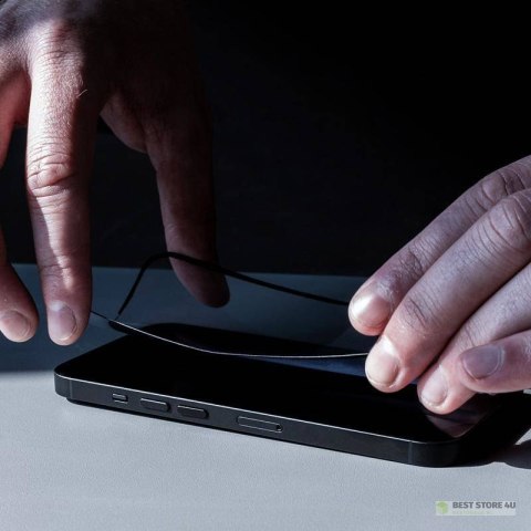 Crong 7D Nano Flexible Glass - Niepękające szkło hybrydowe 9H na cały ekran iiPhone 14 Pro Crong 7D Nano Flexible Glass - Niepękające szkło hybrydowe 9H na cały ekran iiPhone 14 Pro