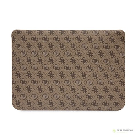 Guess 4G Printed Stripes Computer Sleeve - Etui na notebooka 14" (Brązowy) Guess 4G Printed Stripes Computer Sleeve - Etui na notebooka 14" (Brązowy)