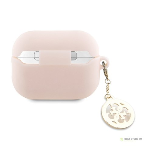 Guess 3D Rubber 4G Diamond Charm - Etui AirPods Pro 2 (Różowy) Guess 3D Rubber 4G Diamond Charm - Etui AirPods Pro 2 (Różowy)