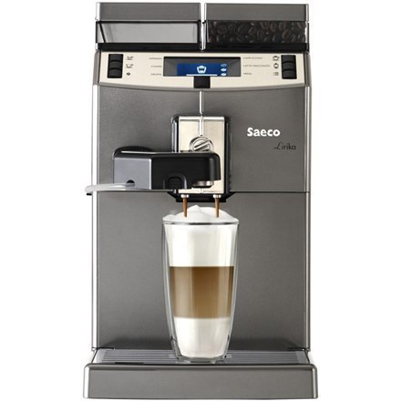 Saeco Lirika One touch Coffee maker RI9851/01 Built-in milk frother, Fully automatic, 1850 W, Silver