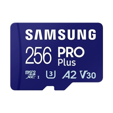 Samsung microSD Card Pro Plus 256 GB, MicroSDXC, pamięć Flash klasy 10