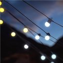 Twinkly Festoon Smart LED Lights 40 żarówek AWW (złoto+srebro) G45, 20m