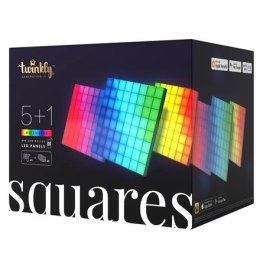 Zestaw startowy inteligentnych paneli LED Twinkly Squares (6 paneli)