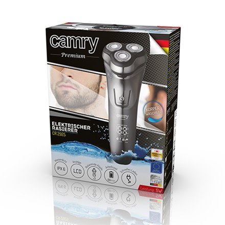 Image of Camry Shaver CR 2925 Cordless, Charging time 1.5 h, Number of shaver heads/blades 3, Grey