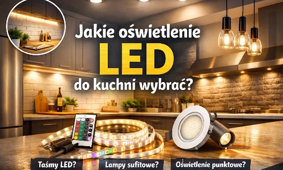 Jakie oświetlenie LED do kuchni wybrać? Praktyczny poradnik